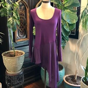 Urban Outfitters Violet asymmetric tunic top